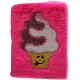 Блокнот пухнастий Ice Cream, А5, 80 аркушів, клітинка, 70 г/м², жовтий
