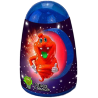 В’язка маса Crazy Slime Fluoric, колба (російською), Danko Toys