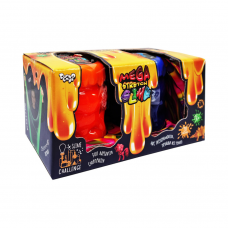 В'язка маса "mega stretch slime" 2 банки укр/рос (6) danko toys