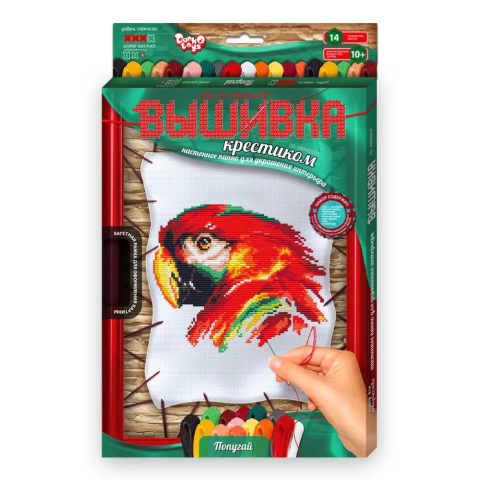 Набір для творчості Вишивка хрестиком на розтяжці з рамкою, 052240 (В асортименті)