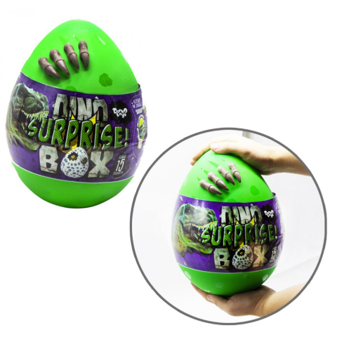 Набір креативної творчості Dino Surprise Box, DSB-01-01, 15 предметів