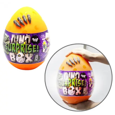 Набір креативної творчості Dino Surprise Box, DSB-01-01, 15 предметів