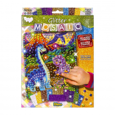 Креативна творчість "блискуча мозаїка "glitter mosaic" с. 3 danko toys