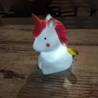 Лампа-нічник дитяча "єдиноріг кольор." 13см, 4кол.(1*120)