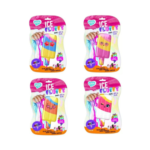 Лізун-антистрес TM Lovin Ice Fluffy Пломбір, 110 мл