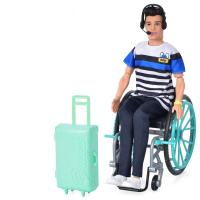 Лялька, 30 см, хлопчик, шарнірна, інвалідне крісло (В асортименті)