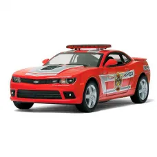 Модель легкова chevrolet camaro 5'' kt5383wpr police/fire fighter метал. Інерція відкр. Дв. 2в. Коробка