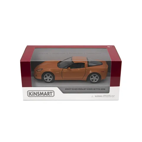 Металева інерційна легкова модель Chevrolet Corvette Z06 2007 5", відкриваються двері (В асортименті)