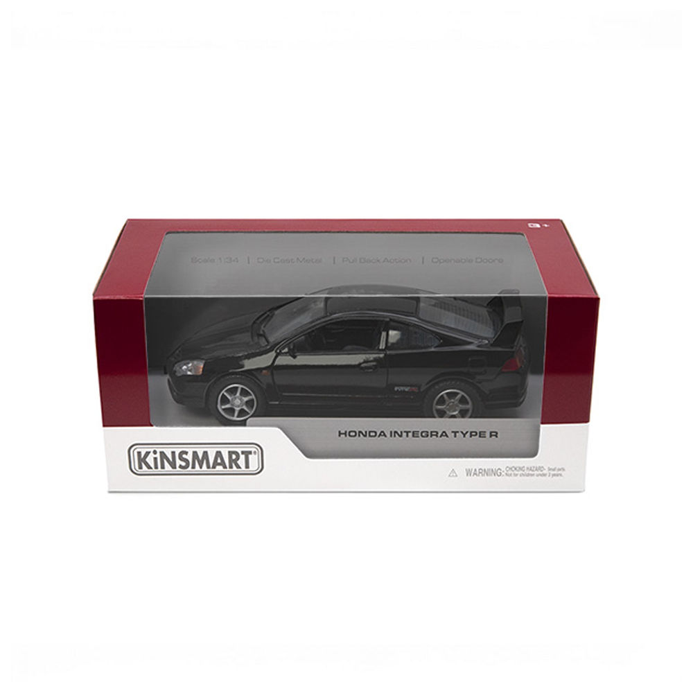 Металлическая инерционная легковая модель Honda Integra Type R 5", открываются двери (в ассортименте)