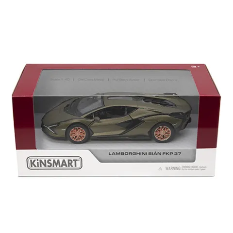 Металева інерційна легкова модель Lamborghini Sian 5", відкриваються двері (В асортименті)