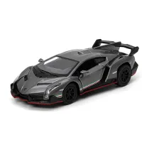 Металева інерційна легкова модель Lamborghini Veneno 5", відкриваються двері (В асортименті)