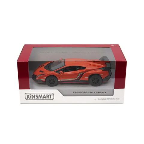 Металева інерційна легкова модель Lamborghini Veneno 5", відкриваються двері (В асортименті)