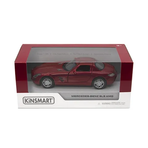 Металева інерційна легкова модель Mercedes-Benz SLS AMG 5", відкриваються двері (В асортименті)