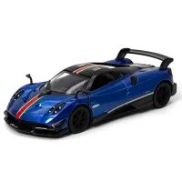 Металева інерційна легкова модель Pagani Huayra BC 2016 5" з принтом, відкриваються двері (В асортименті)