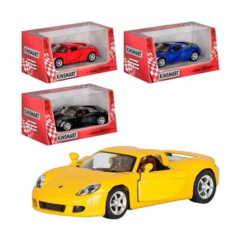 Металева інерційна легкова модель Porsche Carrera GT 5", відкриваються двері (В асортименті)