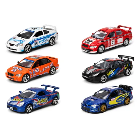 Металева інерційна легкова модель Street Fighter 5", відкриваються двері (В асортименті)