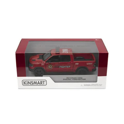 Металевий інерційний пікап Dodge Ram Police/Firefighter 5", відкриваються двері (В асортименті)