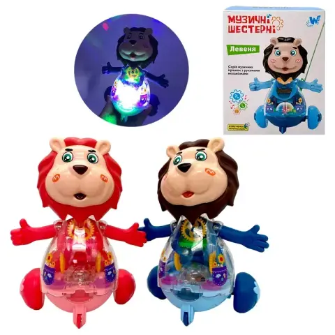 Музичне левеня WToys, озвучене українською мовою, інтерактивний (В асортименті)