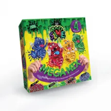 Набір для проведення дослідів "crazy slime 4в1" укр/рос (10) danko toys