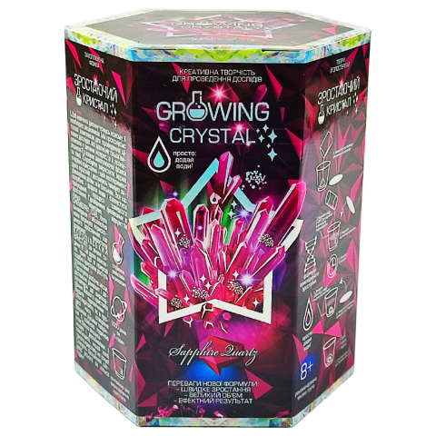 Набір для дослідів Growing Crystal, російською, Danko Toys