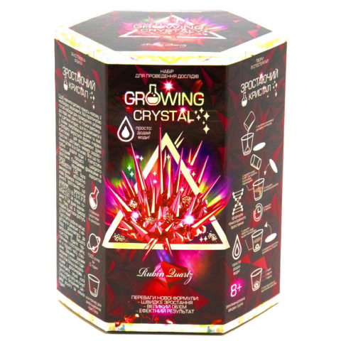 Набір для дослідів Growing Crystal, російською, Danko Toys