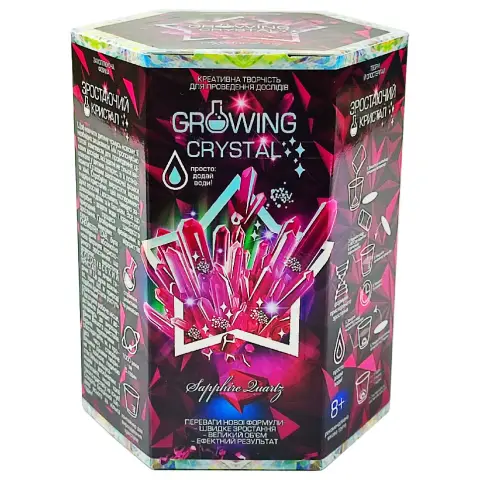 Набір для дослідів Growing Crystal (українською), Danko Toys