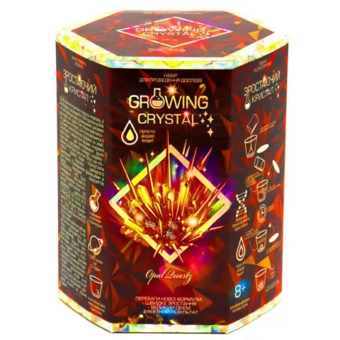Набір для дослідів Growing Crystal (українською), Danko Toys