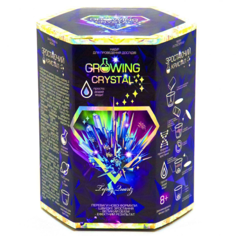 Набір для дослідів Growing Crystal (українською), Danko Toys