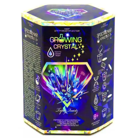 Набір для дослідів Growing Crystal (українською), Danko Toys
