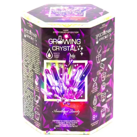 Набір для дослідів Growing Crystal (українською), Danko Toys