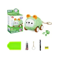 Набір для творчості, брелок зі стразів, машинка