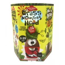 Набір креативної творчості "grass monsters head" укр.(8) danko toys