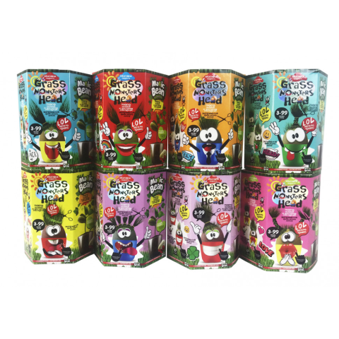 Набір креативної творчості Grass Monsters Head (українською), Danko Toys