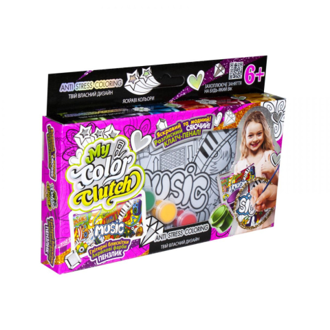 Набір творчості, My Color Clutch, Пенал-розмальовка, Danko Toys