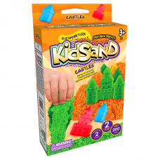 Набір творчості "кінетичний пісок "kidsand" коробка міні 200 г укр/рос (16) danko toys