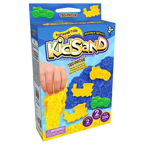 Набір творчості Кінетичний пісок Kidsand, коробка міні, 200 г, укр/рос, Danko Toys