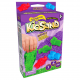 Набір творчості "кінетичний пісок "kidsand" коробка міні 200 г укр/рос (16) danko toys