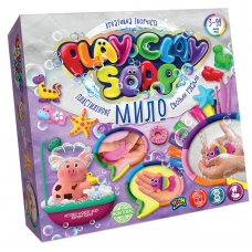 Набір творчості "пластилінове мило "play clay soap" великий рос (6) danko toys