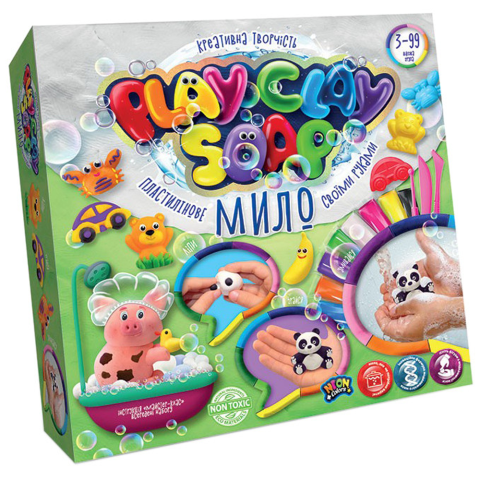 Набір творчості Пластилінове мило Play Clay Soap великий, рос, Danko Toys