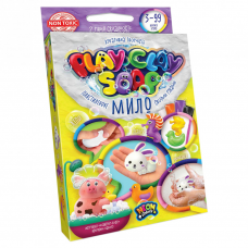 Набір творчості "пластилінове мило "play clay soap" малий укр (32) danko toys