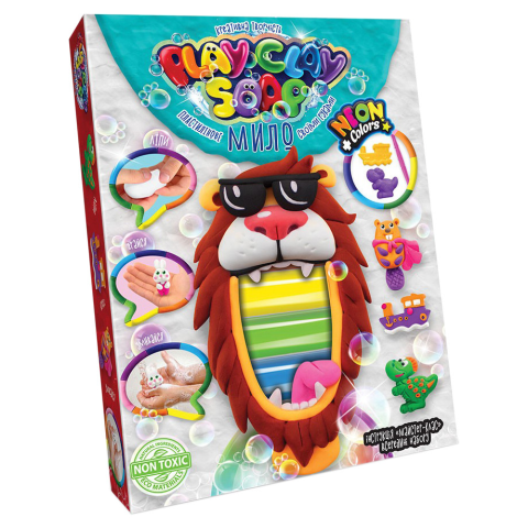 Набір творчості Пластилінове мило Play Clay Soap середній, укр, Danko Toys