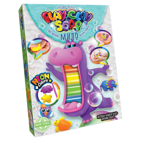 Набір творчості Пластилінове мило Play Clay Soap середній, укр, Danko Toys