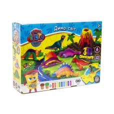 Тісто для ліплення danko-toys "master do" динозаври-6