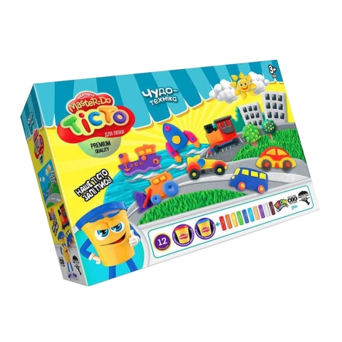 Набір творчості Тісто для ліпки Master Do, 4 теми, укр/рос, Danko Toys
