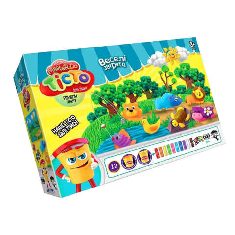 Набір творчості Тісто для ліпки Master Do, 4 теми, укр/рос, Danko Toys
