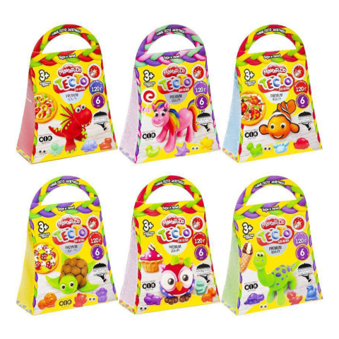 Набір творчості Тісто для ліпки Master Do Комільфо, 6 кольорів, Danko Toys