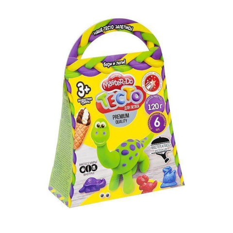 Набір творчості Тісто для ліпки Master Do Комільфо, 6 кольорів, Danko Toys