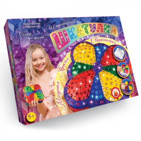 Набір творчості Шкатулка з кристалів, Danko Toys