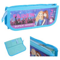 Пенал Super Model Kidis, 1 відділення, з гумками (В асортименті)