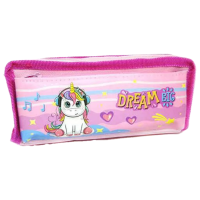 Пенал-косметичка на 2 змійки, Єдиноріг (В асортименті)